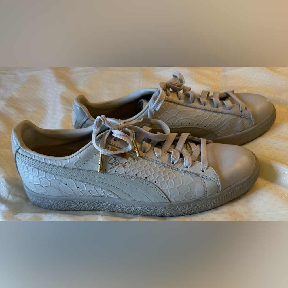 Puma Clyde Sneakers Men’s Size 13 Leather - Picture 2 of 12